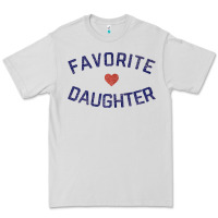 Dove Grey womens favorite daughter heart distressed vintage faded classic t shir Premium Tee - linhVisuals