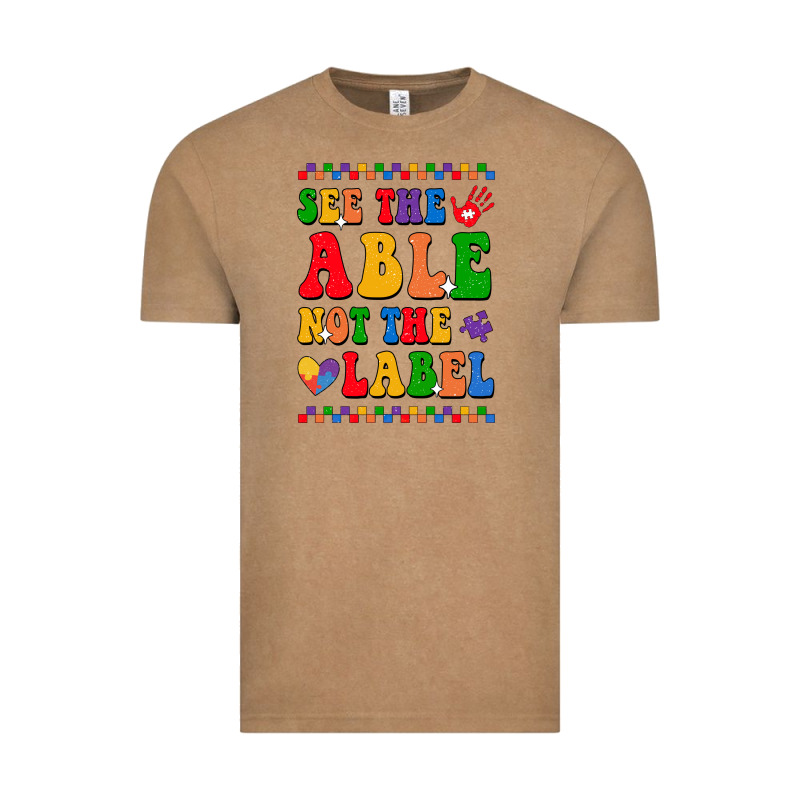 See The Able Not The Label Vintage Tee by CowhideDigitalArt | Teevron
