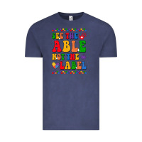 Vintage Denim see the able not the label Vintage Tee - CowhideDigitalArt