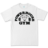 White POWERHOUSE GYM Premium Tee - linhVisuals