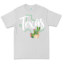 Dove Grey texas state map pride cactus vintage texas sweatshirt Premium Tee - linhVisuals