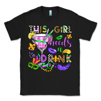 Black this girl needs a drink Classic Tee - OliviaCreatesArt