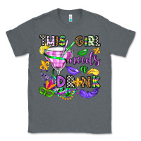 Charcoal Heather this girl needs a drink Classic Tee - OliviaCreatesArt