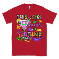 Red this girl needs a drink Classic Tee - OliviaCreatesArt