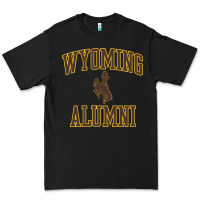 Black wyoming cowboys apparel alumni classic arch long sleeve t shirt Premium Tee - linhVisuals