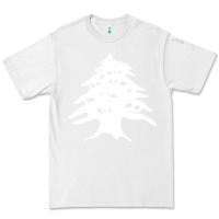 White retro lebanon cedar lebanese Premium Tee - linhVisuals