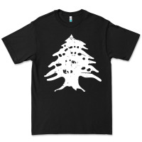 Black retro lebanon cedar lebanese Premium Tee - linhVisuals