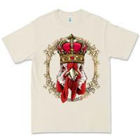 Bone chicken chick king chicken wearing crown queen chicken animal 228 roos Premium Tee - linhVisuals