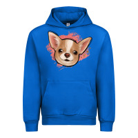 Cobalt chihuahua pink glitter Urban Hoodie - Jasminsmagicworld