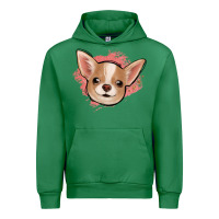 Emerald chihuahua pink glitter Urban Hoodie - Jasminsmagicworld