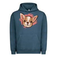 Pigment Midnight Navy chihuahua pink glitter Urban Hoodie - Jasminsmagicworld
