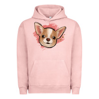 Pigment Salmon chihuahua pink glitter Urban Hoodie - Jasminsmagicworld