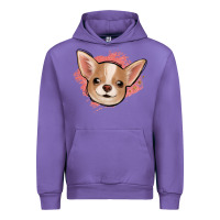 Tulip chihuahua pink glitter Urban Hoodie - Jasminsmagicworld