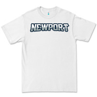 White Newport School Premium Tee - linhVisuals