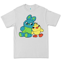 Dove Grey bunny and ducky Premium Tee - linhVisuals