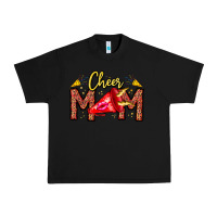 Black cheer mom Urban Heavy Tee - CowhideDigitalArt