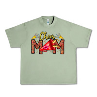 Oil Green cheer mom Urban Heavy Tee - CowhideDigitalArt