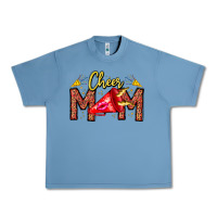 Pebble Blue cheer mom Urban Heavy Tee - CowhideDigitalArt
