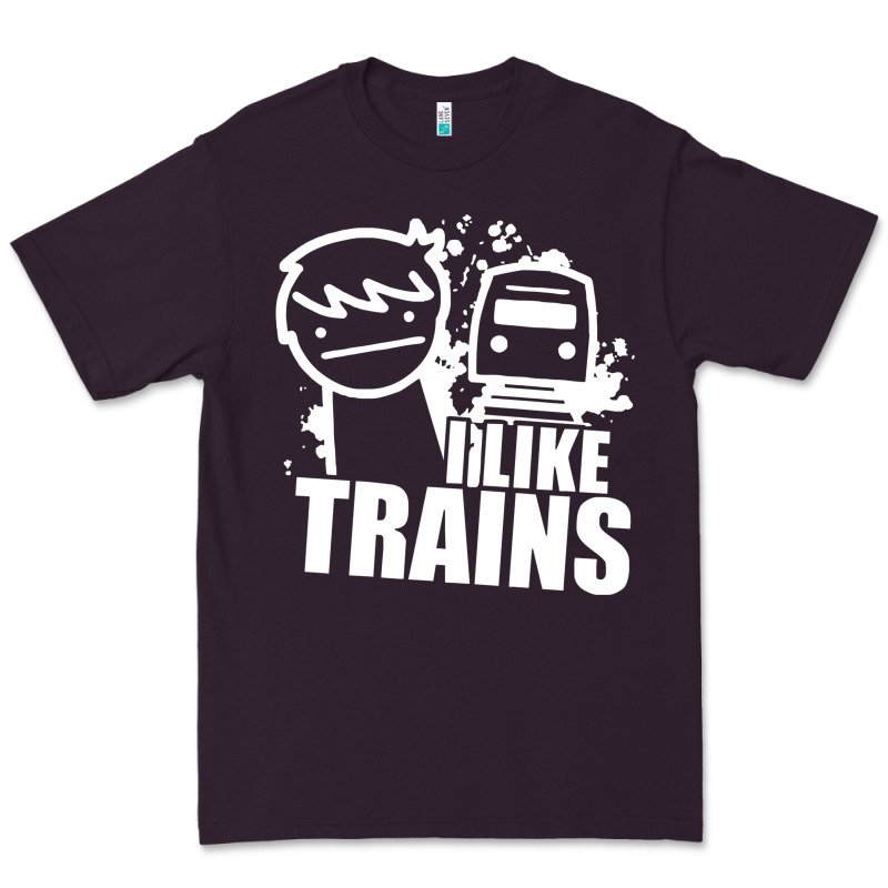 I Like Trains Premium Tee by linhVisuals | Teevron