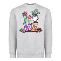 Heather Grey easter gnome easter bunny gnome Heavyweight Sweatshirt - Jasminsmagicworld