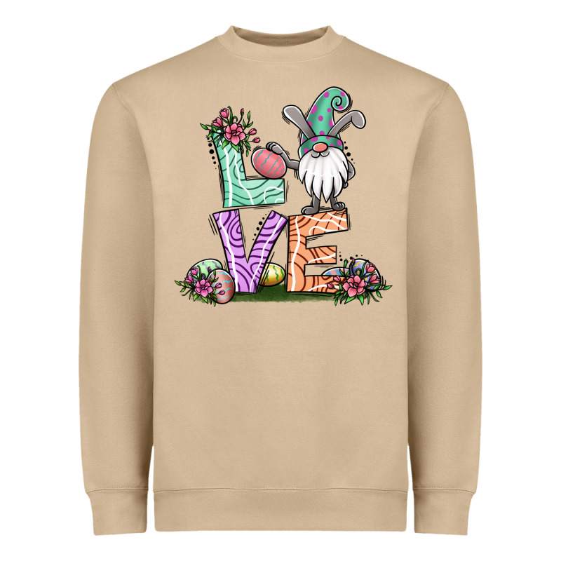Easter Gnome Easter Bunny Gnome Heavyweight Sweatshirt by Jasminsmagicworld | Teevron