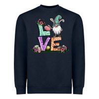 Navy easter gnome easter bunny gnome Heavyweight Sweatshirt - Jasminsmagicworld