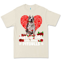 Bone pitbull lover dog roses funny just a girl who loves pitbull 213 pitbul Premium Tee - linhVisuals