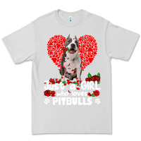 Dove Grey pitbull lover dog roses funny just a girl who loves pitbull 213 pitbul Premium Tee - linhVisuals