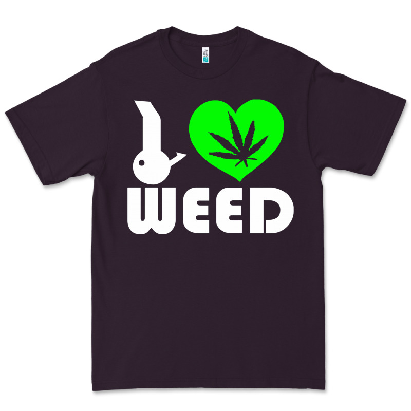 I Love Weed Fun Premium Tee by linhVisuals | Teevron