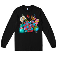 Black to teacher is to first love Long Sleeve Tee - CowhideDigitalArt