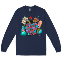Navy to teacher is to first love Long Sleeve Tee - CowhideDigitalArt
