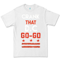White vintage washington d.c crank that go go music design gift. t shirt Premium Tee - linhVisuals