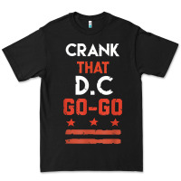 Black vintage washington d.c crank that go go music design gift. t shirt Premium Tee - linhVisuals
