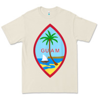 Bone guam coat of arms souvenir gift flag chamorro t shirt Premium Tee - linhVisuals