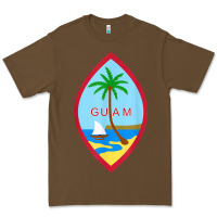 Cacao guam coat of arms souvenir gift flag chamorro t shirt Premium Tee - linhVisuals