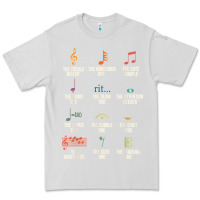 Dove Grey musical notes symbol definition   humor musician t shirt Premium Tee - linhVisuals