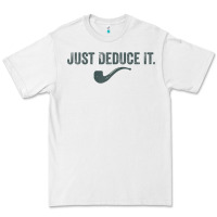 White just deduce it funny sherlock holmes detective raglan baseball tee Premium Tee - linhVisuals