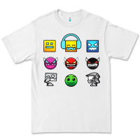 White geometry dash insane Premium Tee - linhVisuals