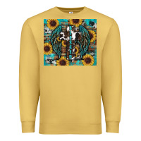 Antique Gold western blessed sunflower's Premium Sweatshirt - RanaPortraitStore