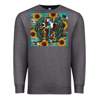 Charcoal Heather western blessed sunflower's Premium Sweatshirt - RanaPortraitStore