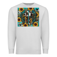Dove Grey western blessed sunflower's Premium Sweatshirt - RanaPortraitStore