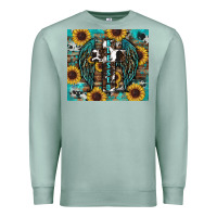 Seafoam western blessed sunflower's Premium Sweatshirt - RanaPortraitStore