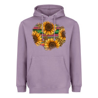 Lavender sunflower leopard serape patch Heavyweight Hoodie - Jasminsmagicworld