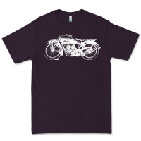 Plum indian scout motorcycle Premium Tee - linhVisuals