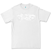 White indian scout motorcycle Premium Tee - linhVisuals