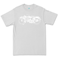 Dove Grey indian scout motorcycle Premium Tee - linhVisuals