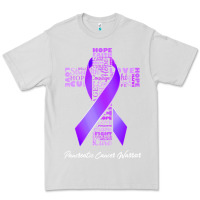 Dove Grey pancreatic cancer t shirtfaith hope love pancreatic cancer warrior t s Premium Tee - linhVisuals
