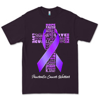 Plum pancreatic cancer t shirtfaith hope love pancreatic cancer warrior t s Premium Tee - linhVisuals