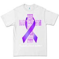 White pancreatic cancer t shirtfaith hope love pancreatic cancer warrior t s Premium Tee - linhVisuals