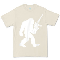 Bone bigfoot with rifle sasquatch 2nd amendment gun t shirt Premium Tee - linhVisuals